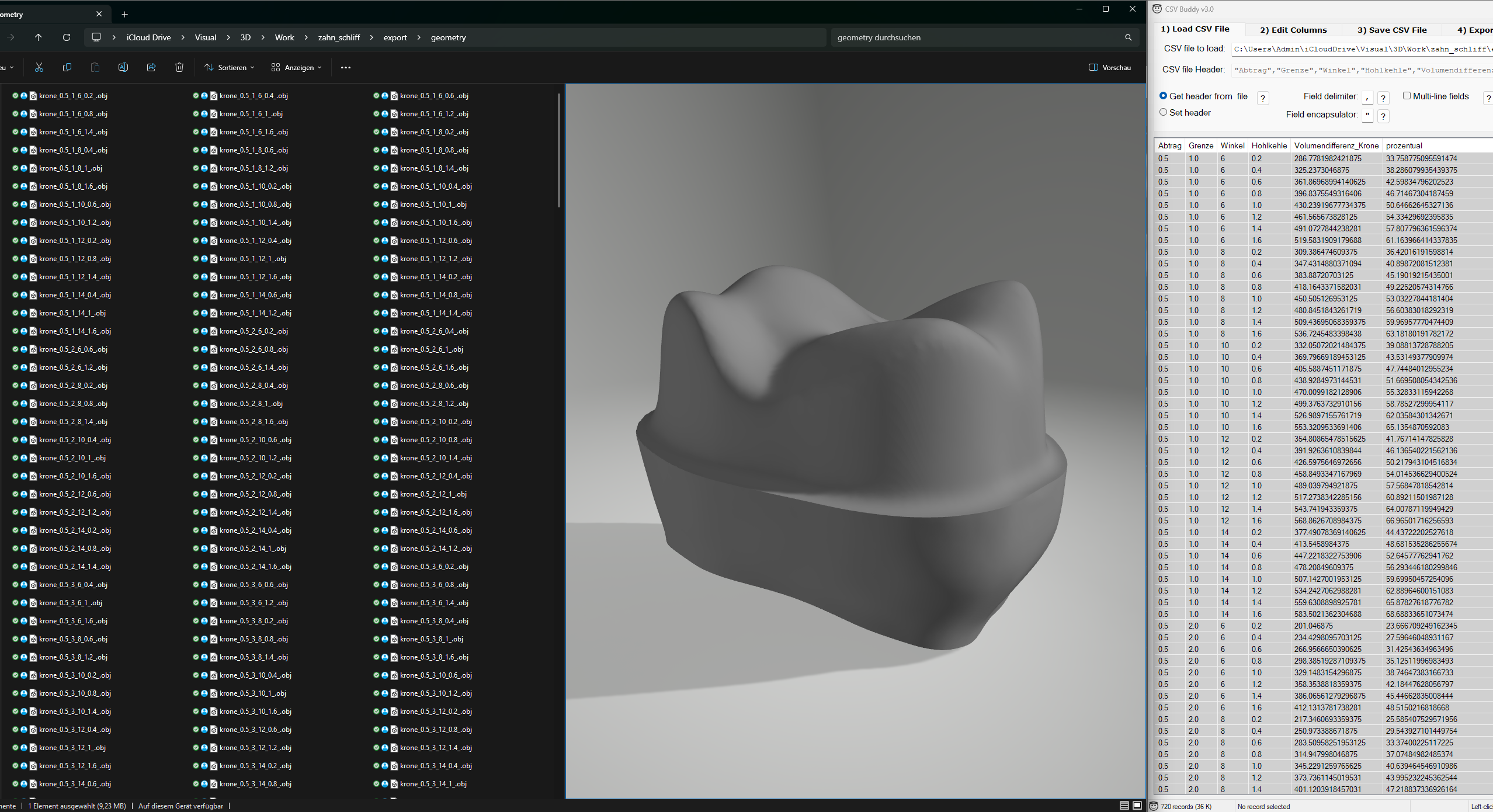 PDG network screenshot